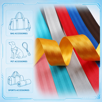 Sangle tissée rayée personnalisée pour sacs, accessoires pour animaux de compagnie et articles de sport |   Matériel de sangle coloré