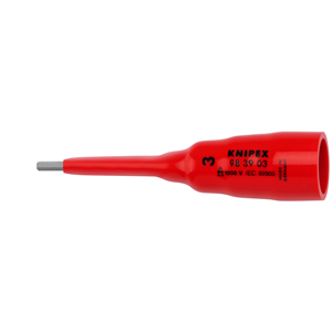Clé hexagonale Knipex 3 mm isolée 1000 V IEC 60900 fabriquée en Allemagne - Product Image 1