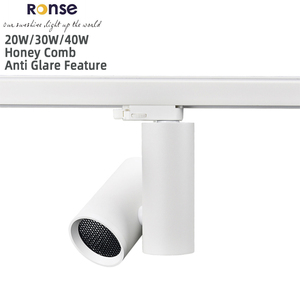 RONSE Europa Anti-deslumbramiento 20W Regulable Led Track Lighting Buen precio Led Track Light Rieles de techo 30W 40W Track Spotlight Led - Product Image 1