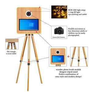 Photomaton vintage avec couleur de peinture vintage compatible avec les appareils photo reflex numériques pour les mariages, les fêtes, les photomaton - Product Image 4