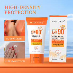 <span class=keywords><strong>Crème</strong></span> <span class=keywords><strong>solaire</strong></span> <span class=keywords><strong>visage</strong></span> MAYCHEER SPF90+ anti-UV, fraîche, <span class=keywords><strong>non</strong></span> <span class=keywords><strong>grasse</strong></span>, effet mat, pour peaux neutres, été - Product Image 4