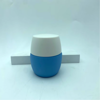 Pot en verre cosmétique 30g 50g à épaule large et fond étroit, avec couvercle trapézoïdal, couleur personnalisée