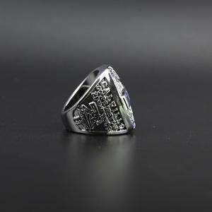 Anillo de Campeonato de Baloncesto de <span class=keywords><strong>Detroit</strong></span> 2004, Unisex, Aleación Plateada 925, Cristal, Diamantes de Imitación, Geométrico, Estilo Hip Rock, Deportivo - Product Image 2