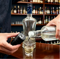 Tapones ROPP Personalizables Impresos/Grabados de 60 mm con Bola de Vidrio para Whisky, Vodka, Tequila, Brandy y Champán