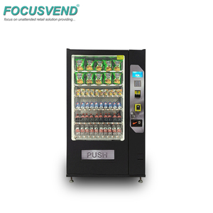 Máquina Expendedora de Alta Resistencia con Pantalla de 7 Pulgadas para Bebidas y Aperitivos, con Sistemas de Pago con Monedas, Código QR y Fichas - Product Image 1