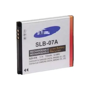 Batterie rechargeable pour appareil photo SLB-07A batterie emballage en papier