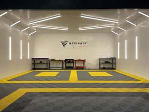 Carreaux de sol modulaires pour garage commercial Tapis de sol pour salle de lavage de voiture à emboîtement Carreaux de sol pour magasin de détail de voiture - Product Image 6