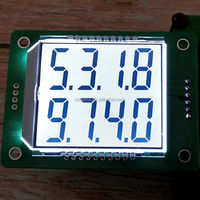 TN Digital Display Fuel Dispenser with Segment LCD Display Temperature and Humidity Meter Instrument
