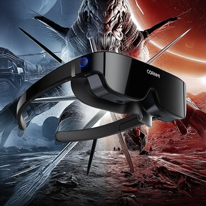 <span class=keywords><strong>Gafas</strong></span> Inteligentes NeoVista X7 VR, Pantalla OLED 4K <span class=keywords><strong>de</strong></span> 1000 Pulgadas, <span class=keywords><strong>Gafas</strong></span> 3D Cinematográficas HMD, <span class=keywords><strong>Gafas</strong></span> Rojas y Azules Negras, 62 FOV, 3528 PPI - Product Image 2