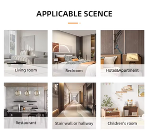 Gran Stock de Papel Tapiz de <span class=keywords><strong>Vinilo</strong></span> 3D de Lujo Moderno, Impermeable y con Relieve, para Decoración de Dormitorios, Hoteles, Villas y Salones - Product Image 4