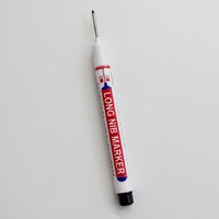 Marqueurs multi-usages à trous profonds et à tête longue pour stylo à perforer en métal Imperméable à l'eau Salle de bain Travail du bois