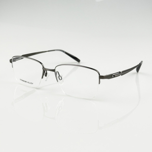 Thượng Hải jheyewear nửa gọng Retro linh hoạt Bộ nhớ kim loại Marcos opticos khung quang - Product Image 5