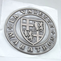 Patch thermocollant en silicone pour vêtements et maillots, avec logo 3D en relief personnalisé, en TPU métallique, pour presse à chaud