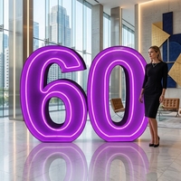 Enseigne Lumineuse Personnalisée Koncept, Lettres LED 3D de 4 pieds de large, Lettres Lumineuses LED pour Mariage