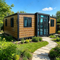 Maison conteneur extensible étanche à double aile FLKT, garantie 2 ans, directement de l'usine, unité de logement préfabriquée moderne