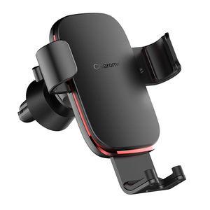 Support de téléphone pour voiture, fixation par gravité sur grille d'aération, universel, en plastique, type clip-on, Jazz Black - Product Image 3