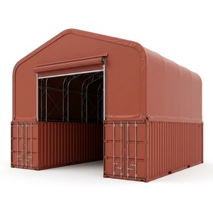 Tenda <span class=keywords><strong>in</strong></span> Tessuto per Edilizia, Riparo, Magazzino, Container, Porta Container, Fienile, Tettoia per Bestiame, Resistente agli Uragani, Ignifuga, <span class=keywords><strong>in</strong></span> Acciaio Zincato Resistente al Sale - Product Image 1