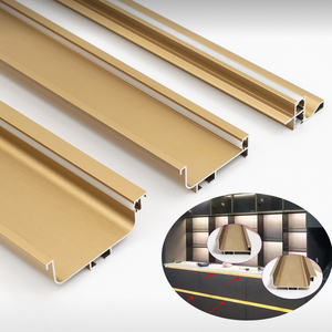 Aluminum Gola Profile C Handle Concealed Kitchen Cabinet Door <strong>Pull</strong> Handle with <strong>Light</strong> LED Aluminum <strong>Light</strong> <strong>Pulls</strong> - Product Image 1