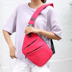New Trendy Mens <b>Canvas</b> Chest Bag Sports Fanny Pack Cross Body Multi-function Single Shoulder Anti-theft Backpack - Product Image 6