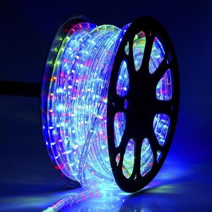 RONSHE RS-RO1 PVC Rope <strong>Lights</strong> IP65 Waterproof 110V/220V 50m/100m RGB LED Outdoor Garden Party Halloween Decorations CE RoHS CCC - Product Image 2