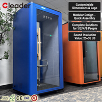 Cabina Telefónica Modular Insonorizada para Oficina, Cabina Acústica Individual para Llamadas, Cabina de Privacidad para Espacios de Trabajo Compartidos