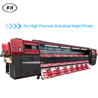 Nouvelle machine d'impression numérique grand format à jet d'encre solvant pour bannières flexibles en vinyle, 600 m²/h, 5 m de large, CJ9000 avec tête d'impression SPT 1024