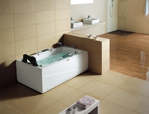 MEXDA Simple Conception Famille Petit Double-Côté Jupe Baignoire 1 Personne Acrylique Baignoire De Massage Baignoire <span class=keywords><strong>Spa</strong></span> WS-086 - Product Image 2
