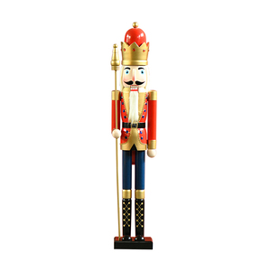 Ornamento de decoración navideña, <span class=keywords><strong>2023</strong></span> cm, madera, tamaño real 6 pies, galletas de nueces grandes, venta al por mayor, 150 - Product Image 3