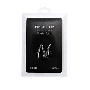 70/140/150 pezzo punte per unghie finte con artigli d'aquila Stiletto corto curvo chiaro e morbido per unghie finte per Manicure da salone per unghie - Product Image 6
