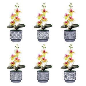 YICAI-miniplantas artificiales de Aloe, bonsái, plantas pequeñas, flores falsas, <span class=keywords><strong>mesa</strong></span> de oficina, adornos en maceta, jardín y casa - Product Image 6