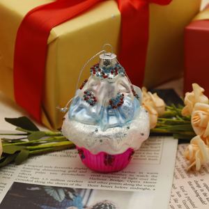 The Newly Designed Christmas 8.10.12cm 3D <b>Cake</b> Dessert Model Can Be <b>Decorated</b> with Christmas Glass Ornaments - Product Image 6