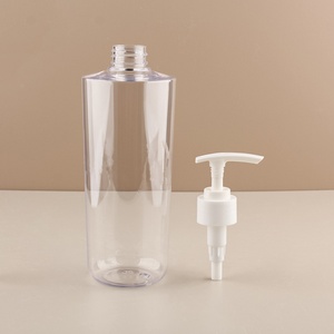 Xách Tay 500Ml Mỏ Vịt Nhấn Rỗng Chai Rõ Ràng Chất Liệu Trong Suốt Cho Dầu Gội Đầu Gel Tắm Nước Hoa Bao Bì Chai Du Lịch - Product Image 3