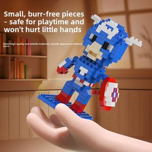 Set <span class=keywords><strong>de</strong></span> Figuras <span class=keywords><strong>de</strong></span> Acción Coleccionables <span class=keywords><strong>de</strong></span> Superhéroes, <span class=keywords><strong>de</strong></span> Plástico ABS, Educativas, para Armar, Bloques <span class=keywords><strong>de</strong></span> Construcción, Juguete <span class=keywords><strong>de</strong></span> Construcción <span class=keywords><strong>de</strong></span> Modelos para Niños y <span class=keywords><strong>Niñas</strong></span> - Product Image 2