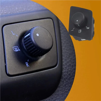 Schwarzer Kunststoff 6-Pin 10-Pin Steuerschalter für Außenspiegel für VW Polo 2001-2010 LHD OE 6Q1959565D 601959565H