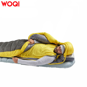 Sac de couchage Woqi Mummy en nylon ultraléger, coupe-vent, pour adultes, hiver, camping en plein air, longueur standard - Product Image 2