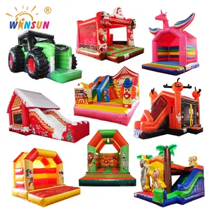 Durable Jumping Customization Commercial Inflatable Bouncer House Castle Cartoon Image Inflatable Jumping Bounce House For Kids