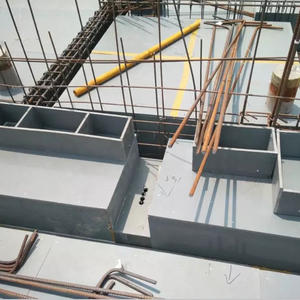 Dalles de coffrage en PVC WPC blanc 18 mm 1220x2440 mm, modernes, taille réglable, haute résistance, 100 utilisations pour la construction - Product Image 1