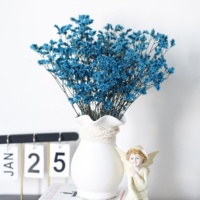 Bouquet de fleurs séchées de Limonium cristallin préservé, arrangement blanc et rose pour mariage, décoration intérieure, fête des Mères, remise de diplôme