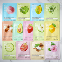 Masque facial hydratant aux fruits SADOER, masques coréens, masque facial à la rose, soin de la peau, produits de beauté personnalisés avec étiquette privée