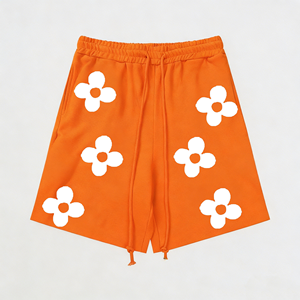 Pantalones Cortos de Mezclilla con Estampado de Espuma de Kapok, Casuales, de Marca Europea <span class=keywords><strong>Americana</strong></span> de Moda, con Cintura Elástica, para Hombre y <span class=keywords><strong>Mujer</strong></span> - Product Image 3