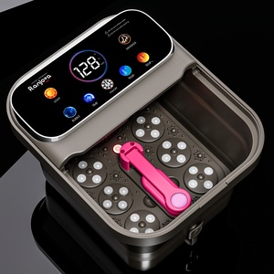 Masajeador de Pies Portátil Multifuncional, 3 Modos, Burbujas, Calor, Terapia de Luz Roja, Funciones de Desintoxicación, Control de Tiempo, Universal - Product Image 1