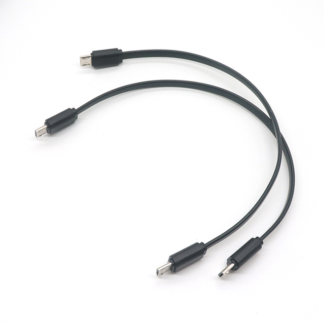 Professional Custom High Transfer Pure Copper Micro USB to Micro USB Male Extension Cable for Phone Computer Camera