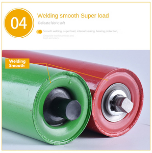 Nhà cung cấp Trung Quốc Heavy Duty ngành công nghiệp gỉ bằng chứng thép băng tải làm biếng tàu sân bay con lăn - Product Image 5