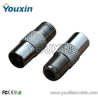 Harga Pabrik Konektor RF Koaksial Konektor Jack TV Female Adaptor IEC IEC-male ke F-female Adaptor CATV IECM-FF