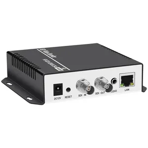 URay DHL Livraison Gratuite radiodiffusion qualité mpeg4 encodeur vidéo avec SD-SDI/entrée AV, SRT/monodiffusion/ip de multidiffusion