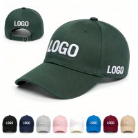 Casquette de baseball personnalisée en gros à 6 panneaux, en coton, avec visière incurvée réglable, logo brodé 3D, unisexe, pour le sport, fournisseur de casquettes de papa