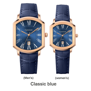 Montres carrées rétro Shi Ying tendance pour hommes et femmes, montre pour amoureux. - Product Image 3
