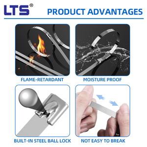 روابط من الفولاذ المقاوم للصدأ-وصلات أسلاك ذاتية القفل متعددة الأغراض الثقيلة - Product Image 2