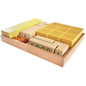 Jeu de banque éducatif Montessori en bois pour la petite enfance, mathématiques, 3-6 ans, version internationale, boîte blanche - Product Image 5