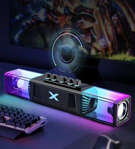 Barra de Sonido RGB Inalámbrica para Juegos, Barra de Sonido para Computadora de Escritorio con Bajos, Bluetooth, para PC, Teléfono Móvil - Product Image 5